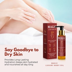 Private Label Magic Luxury Vegan Pure Essential Oil for Buttocks Whitening Deep Moisturizing Dry Skin & Firming
