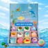 Factory Price Children Bath Bombs Gift Set 12pcs with Ocean Toys Natural Ingredients Relaxing Aroma Soft Foam Bath Bombs