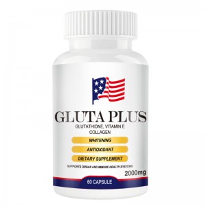 GMP High Quality Liposome Glutathione Skin Whitening Pills Customized Label Private Brand Antioxidant Health Supplements