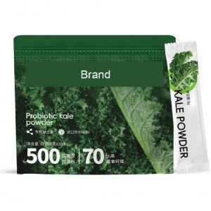 Probiotic Kale Powder Dietary Fiber Green Juice Meal Replacement Fruit & Vegetable Powder Kale Wholesale