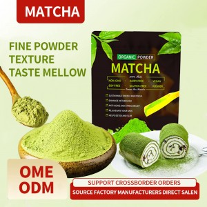 OEM 100g Pure organic matcha green tea powde